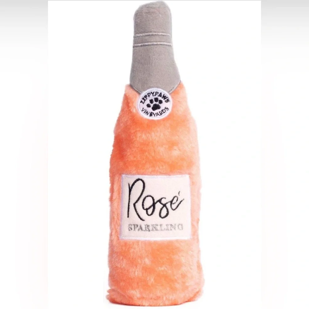 Wine Bottle Plush Squeaking Toy